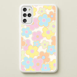 Pastel Abstract Flowers Pattern  - Floral Phone Case for Galaxy S20 Plus
