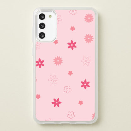 Flower Types Pattern Pink  - Floral Phone Case for Galaxy S20FE