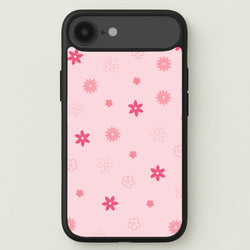 Flower Types Pattern Pink Phone Case for iPhone 17 Air