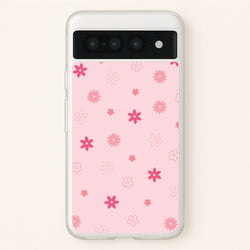 Flower Types Pattern Pink  - Floral Phone Case for Google Pixel 7 Pro