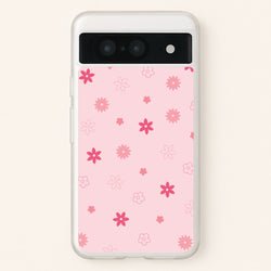 Flower Types Pattern Pink  - Floral Phone Case for Google Pixel 8
