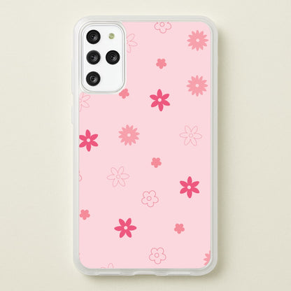 Flower Types Pattern Pink  - Floral Phone Case for Galaxy S20 Plus