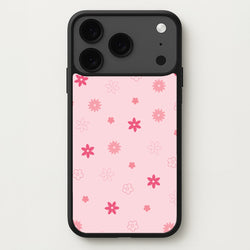 Flower Types Pattern Pink Phone Case for iPhone 17 Pro