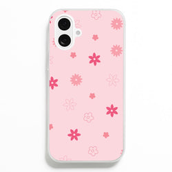 Flower Types Pattern Pink Phone Case