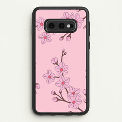 Cherry Blossom Pattern  - Floral Phone Case for Galaxy S10e