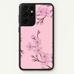 Cherry Blossom Pattern  - Floral Phone Case for Galaxy S21 Ultra