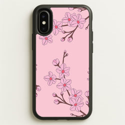 Cherry Blossom Pattern  - Floral Phone Case for iPhone X / XS