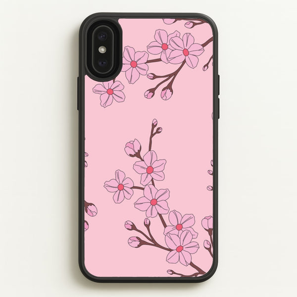 Cherry Blossom Pattern  - Floral Phone Case for iPhone XS Max