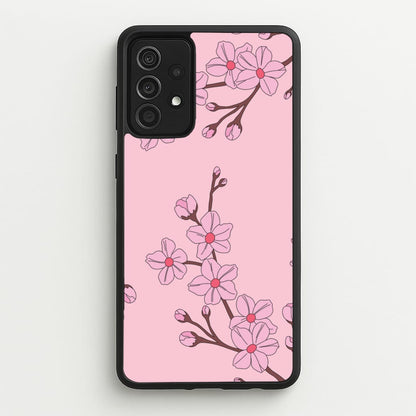 Cherry Blossom Pattern  - Floral Phone Case for Galaxy A52 / A52s