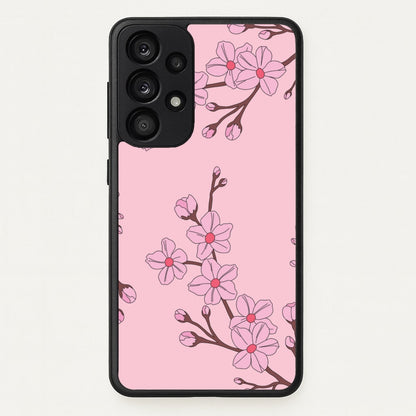 Cherry Blossom Pattern  - Floral Phone Case for Galaxy A53