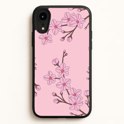 Cherry Blossom Pattern  - Floral Phone Case for iPhone XR