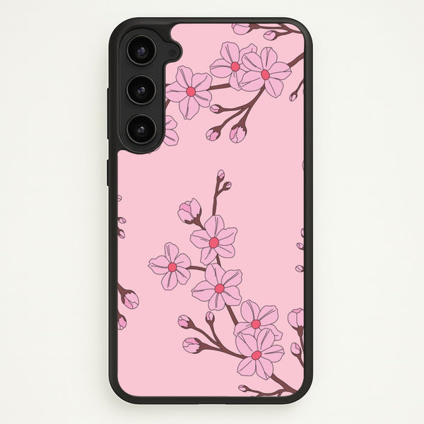 Cherry Blossom Pattern  - Floral Phone Case for Galaxy S23 Plus