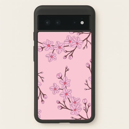 Cherry Blossom Pattern  - Floral Phone Case for Google Pixel 6
