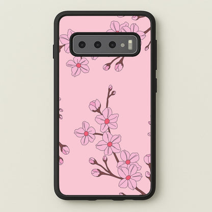 Cherry Blossom Pattern  - Floral Phone Case for Galaxy S10 Plus
