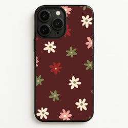 Dark Whimsical Flower Pattern  - Floral Phone Case for iPhone 11 Pro