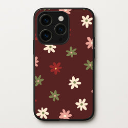 Dark Whimsical Flower Pattern  - Floral Phone Case for iPhone 14 Pro Max