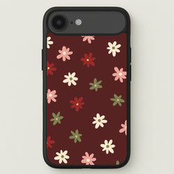 Dark Whimsical Flower Pattern Phone Case for iPhone 17 Air