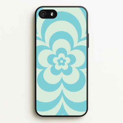 Teal Abstract Flower Pattern   - Floral Phone Case for iPhone 5 / 5s / SE 2016