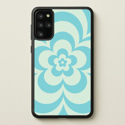 Teal Abstract Flower Pattern   - Floral Phone Case for Galaxy S20 Plus