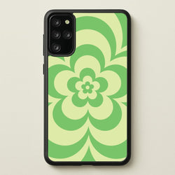 Green Abstract Flower Pattern   - Floral Phone Case for Galaxy S20 Plus