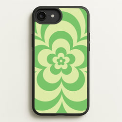 Green Abstract Flower Pattern   - Floral Phone Case for iPhone 6 Plus / 7 Plus / 8 Plus