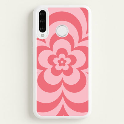 Pink Abstract Flower Pattern   - Floral Phone Case for Huawei P30 Pro
