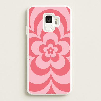 Pink Abstract Flower Pattern   - Floral Phone Case for Galaxy S9