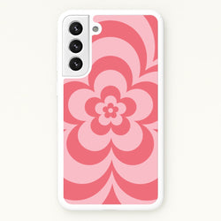 Pink Abstract Flower Pattern   - Floral Phone Case for Galaxy S21 Plus