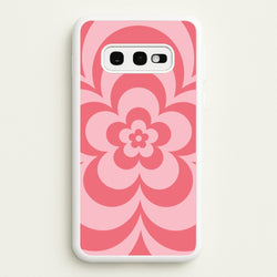Pink Abstract Flower Pattern   - Floral Phone Case for Galaxy S10e