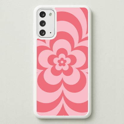 Pink Abstract Flower Pattern   - Floral Phone Case for Galaxy Note 20