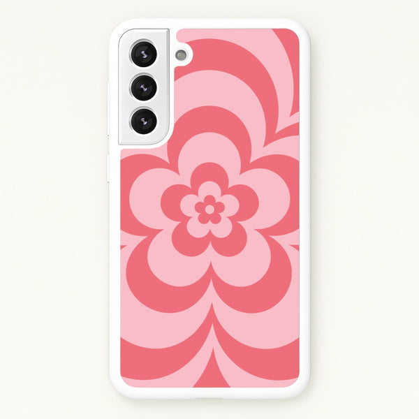 Pink Abstract Flower Pattern   - Floral Phone Case for Galaxy S21FE