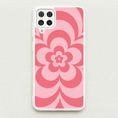 Pink Abstract Flower Pattern   - Floral Phone Case for Galaxy A12