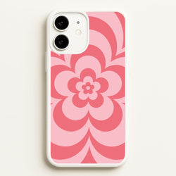 Pink Abstract Flower Pattern   - Floral Phone Case for iPhone 11
