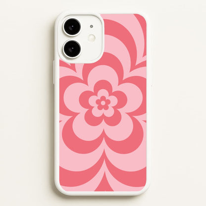 Pink Abstract Flower Pattern   - Floral Phone Case for iPhone 11