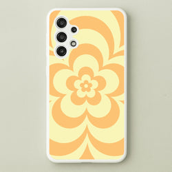 Yellow Abstract Flower Pattern   - Floral Phone Case for Galaxy A13