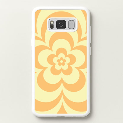 Yellow Abstract Flower Pattern   - Floral Phone Case for Galaxy S8