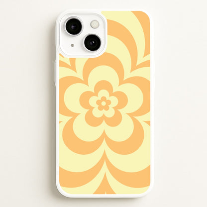 Yellow Abstract Flower Pattern   - Floral Phone Case for iPhone 13