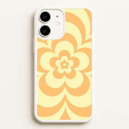 Yellow Abstract Flower Pattern   - Floral Phone Case for iPhone 11