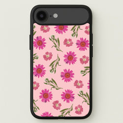 Pressed Pink Flowers Pattern Phone Case for iPhone 17 Air