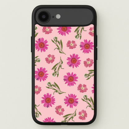 Pressed Pink Flowers Pattern Phone Case for iPhone 17 Air