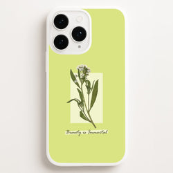 Beauty Is Immortal Press Flower  - Floral Phone Case for iPhone 16 Pro Max