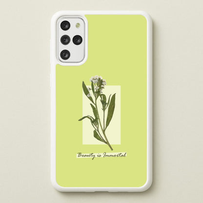 Beauty Is Immortal Press Flower  - Floral Phone Case for Galaxy S20 Plus