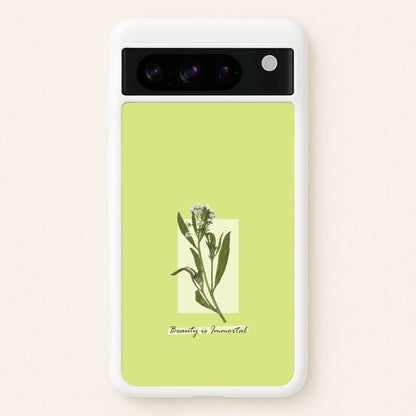 Beauty Is Immortal Press Flower  - Floral Phone Case for Google Pixel 8 Pro