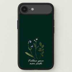 Follow Your Own Path Dark Green Phone Case for iPhone 17 Air