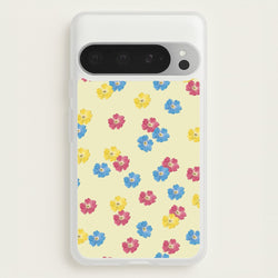Pastel Pressed Flowers Pattern  - Floral Phone Case for Google Pixel 9 Pro XL