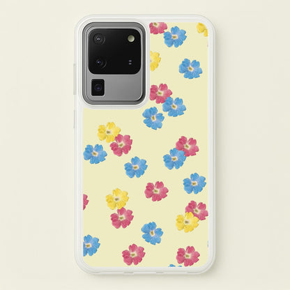 Pastel Pressed Flowers Pattern  - Floral Phone Case for Galaxy S20 Ultra