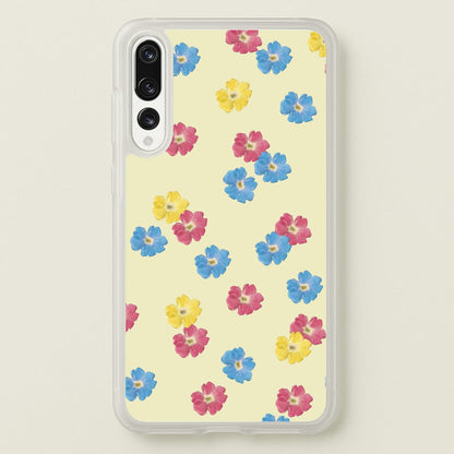 Pastel Pressed Flowers Pattern  - Floral Phone Case for Huawei P20 Pro