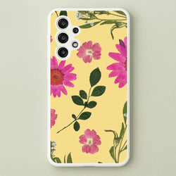 Pressed Plants Yellow  - Floral Phone Case for Galaxy A13