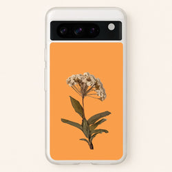 Bright Orange Pressed Flower  - Floral Phone Case for Google Pixel 8 Pro