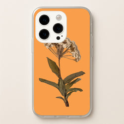 Bright Orange Pressed Flower  - Floral Phone Case for iPhone 14 Pro Max